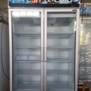 Tủ mát 2 cánh INVERTER Sanden 1000L SPB-1000 Nhập Khẩu (Cửa Tự Động đóng)