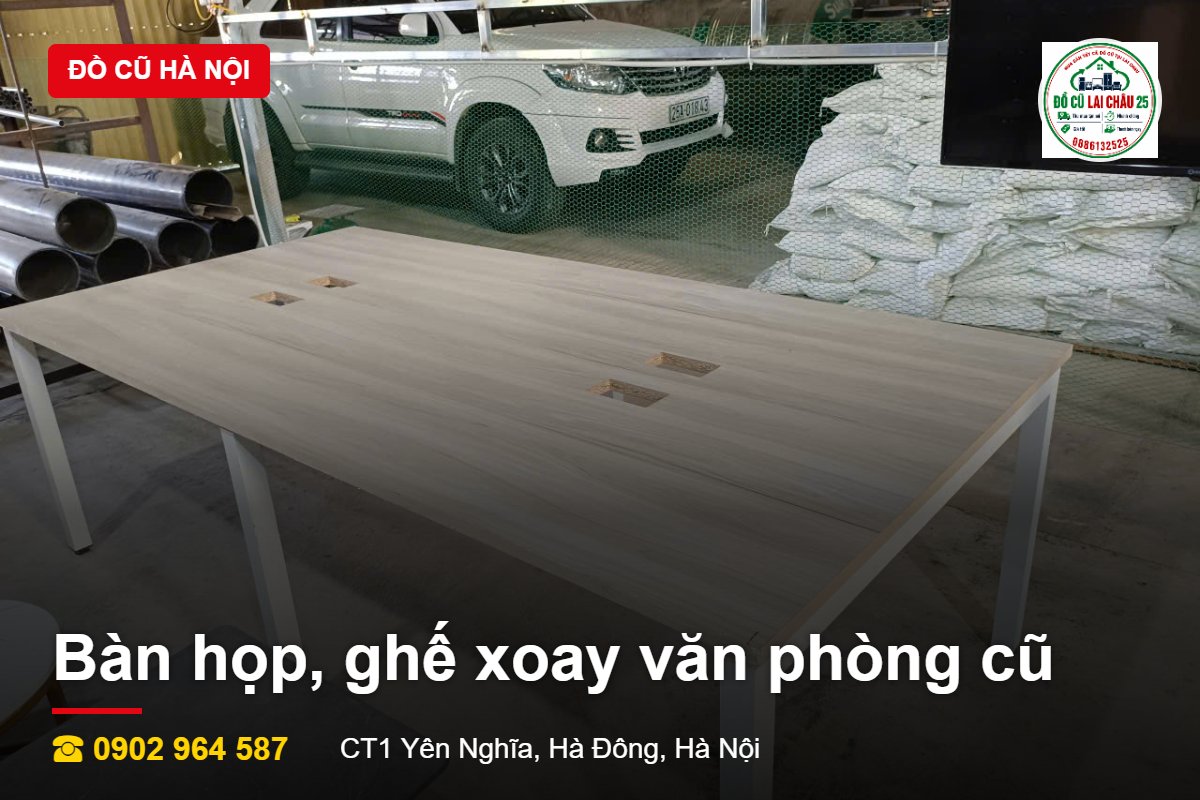 Bàn họp ghế xoay văn phòng cũ Bàn họp ghế xoay văn phòng cũ